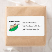 Grootmoeder van Twins Gifts Etiket (Insitu)