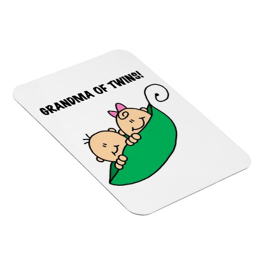 Grootmoeder van Twins Gifts Magneet (Rechterzijde)