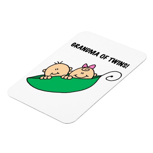 Grootmoeder van Twins Gifts Magneet (Linkerzijde)