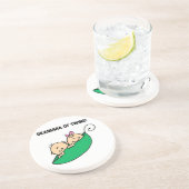 Grootmoeder van Twins Gifts Zandsteen Onderzetter (Zijkant)