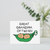 Grootmoeder van Twins Pod Briefkaart (Staand voorkant)