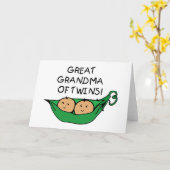 Grootmoeder van Twins Pod Kaart (Gele Bloem)