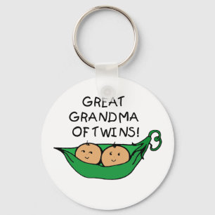Grootmoeder van Twins Pod Sleutelhanger