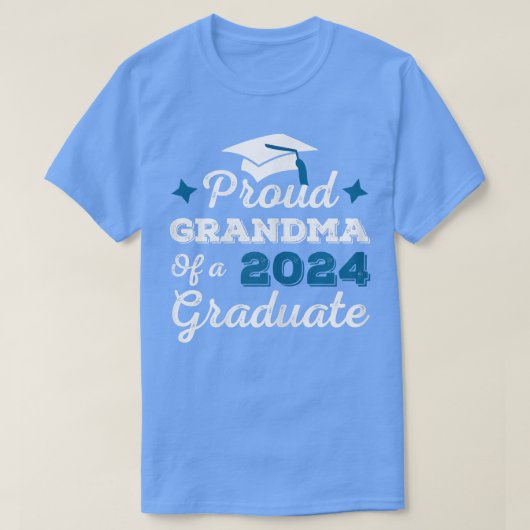 Grootmoeder van vrouwen van klasse 2024 Afstuderen T-shirt (Design voorkant)