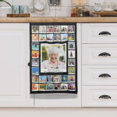 Grootmoeder Verjaardag Familiefoto Theedoek