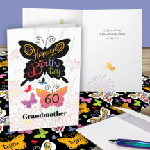 Grootmoeder Verjaardag Kaart