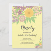 Grootmoeder verjaardagsfeest kaart (Voorkant)