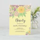 Grootmoeder verjaardagsfeest kaart (Staand voorkant)