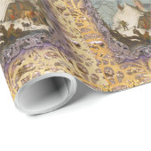 Grootmoeder Victoriaans op 15 voet Cadeaupapier (Rol Hoek)