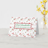 Grootmoeder Waterverf bloemen Kaart (Gele Bloem)