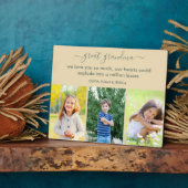 Grootmoeder We houden van je gedicht Aangepast 3 F Fotoplaat (Zijkant)