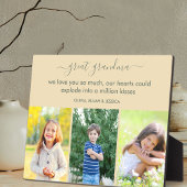 Grootmoeder We houden van je gedicht Aangepast 3 F Fotoplaat