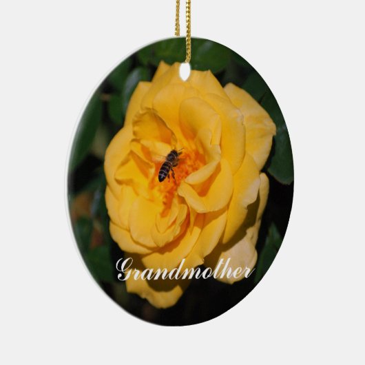 Grootmoeder Yellow Roses Ornament (Rechts)
