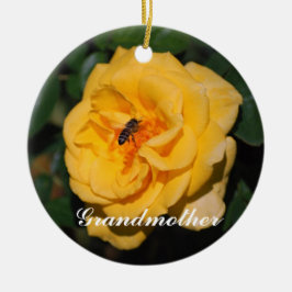Grootmoeder Yellow Roses Ornament