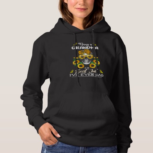 Grootmoeder zijn is de beste baan die ik ooit heb hoodie (Voorkant)