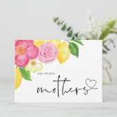 Grootmoeder zwangerschapsaankondiging met een Baby Kaart (Staand voorkant)