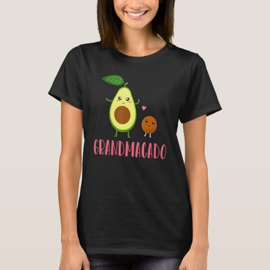 Grootmoedercado Grootmoeder Avocado Vegan Zwangers T-shirt (Voorkant)