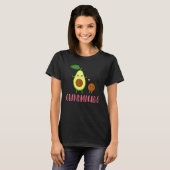 Grootmoedercado Grootmoeder Avocado Vegan Zwangers T-shirt (Voorkant volledig)