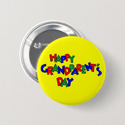 Grootmoederdag - ronde button 5,7 cm (Voorkant /achterkant)