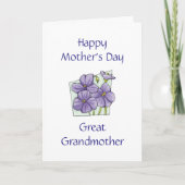 Grootmoederkaart Kaart (Voorkant)