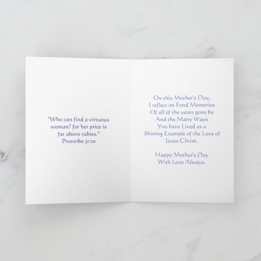 Grootmoederkaart Kaart (Binnen)