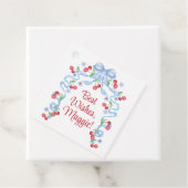 Grootmoederlijke Kersenbows Aquarel Bedankjes Labels (In situ)