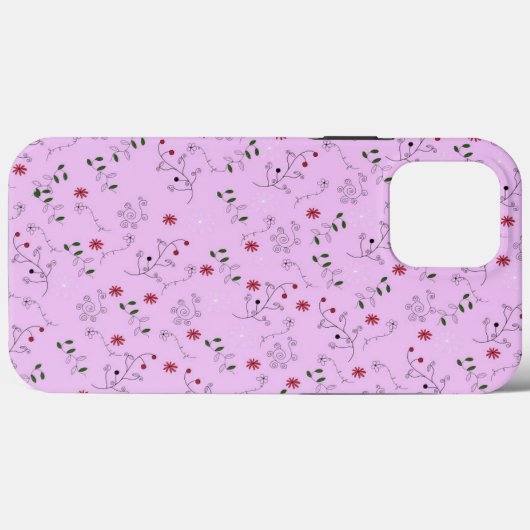 Grootmoeders bloem Case-Mate iPhone case (Achterkant (horizontaal))