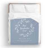 Grootmoeders familie keepslag kleinkinderen Dusty  Fleece Deken