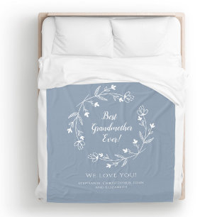 Grootmoeders familie keepslag kleinkinderen Dusty  Fleece Deken