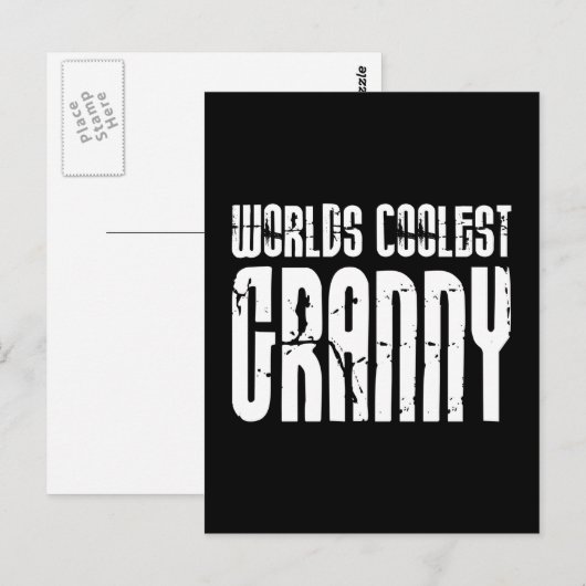 Grootmoeders Grannies: Wereldwijden koelste oma Briefkaart (Voorkant / Achterkant)