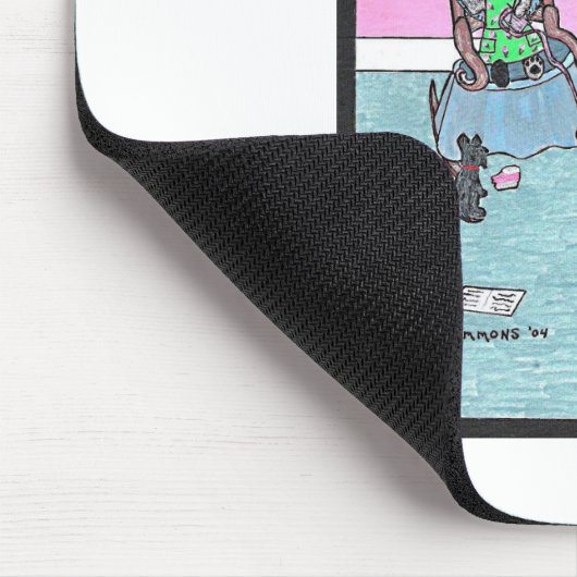 Grootmoeders kleine rokjes muismat (Hoek)