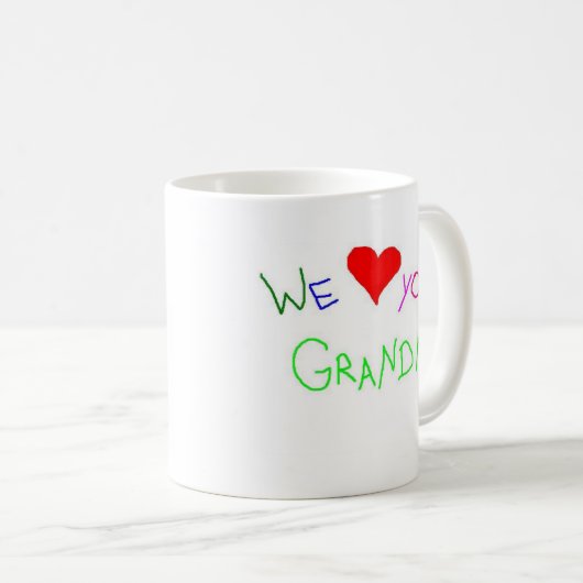 Grootmoeders liefde koffiemok (Voorkant rechts)