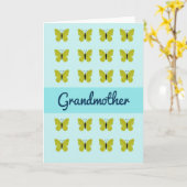 Grootmoeders Met Vleugels Dag Kaart (Gele Bloem)