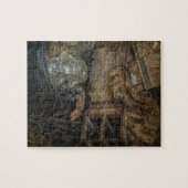 Grootmoeders naaimachine legpuzzel (Horizontaal)