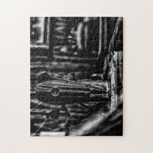 Grootmoeders naaimachine puzzel (Verticaal)