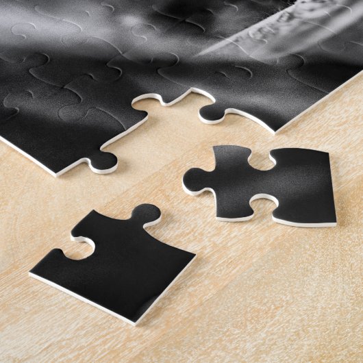 Grootmoeders naaimachine puzzel legpuzzel (Zijkant)