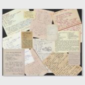 Grootmoeders  rappelpapier cadeaupapier (Vlak)