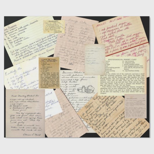 Grootmoeders rappelpapier cadeaupapier (Vlak)