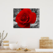 Grootmoeders Roos Poster (Keuken)