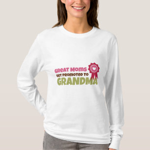 Grootmoeders worden gepromoot naar oma t-shirt
