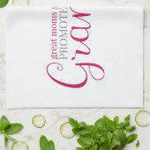 Grootmoeders worden gepromoot naar oma theedoek (Gevouwen)