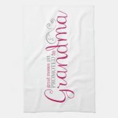 Grootmoeders worden gepromoot naar oma theedoek (Verticaal)