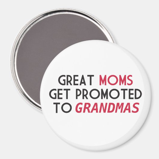 Grootmoeders worden gepromoot naar oma's magneet (Voorkant / Achterkant)