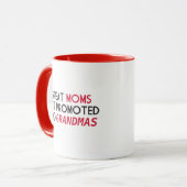 Grootmoeders worden gepromoot naar oma's mok (Voorkant links)