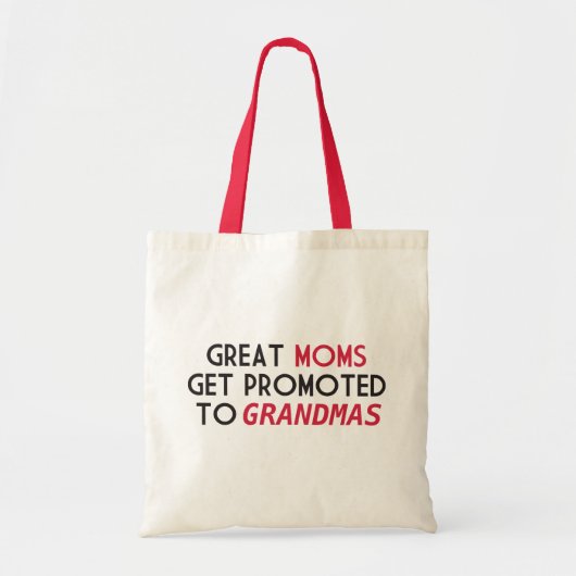 Grootmoeders worden gepromoot naar oma's tote bag (Voorkant)