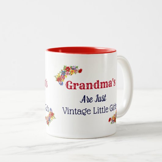 Grootmoeders zijn gewoon  Mok voor kleine meisjes (Voorkant rechts)