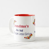 Grootmoeders zijn gewoon  Mok voor kleine meisjes (Voorkant links)