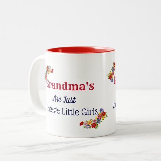 Grootmoeders zijn gewoon Mok voor kleine meisjes (Voorkant links)