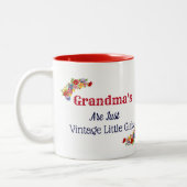 Grootmoeders zijn gewoon  Mok voor kleine meisjes (Links)