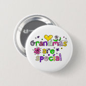 Grootmoeders zijn speciaal ronde button 5,7 cm (Voorkant /achterkant)